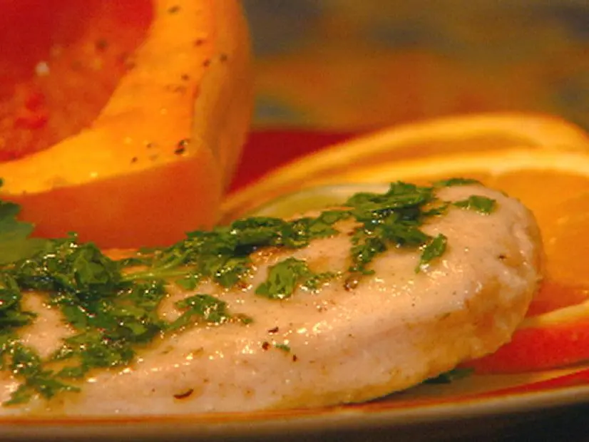Herb-Crusted Chicken with Lemon-Infused Olive Oil