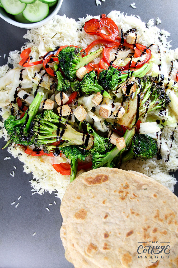 Sheet Pan Tofu and Vegetable Medley
