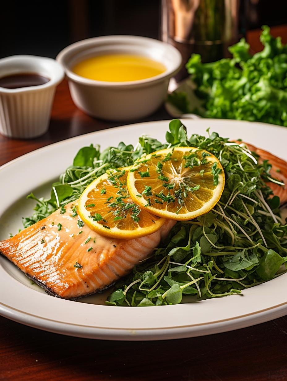 Modern Kitchen Herb-Infused Salmon