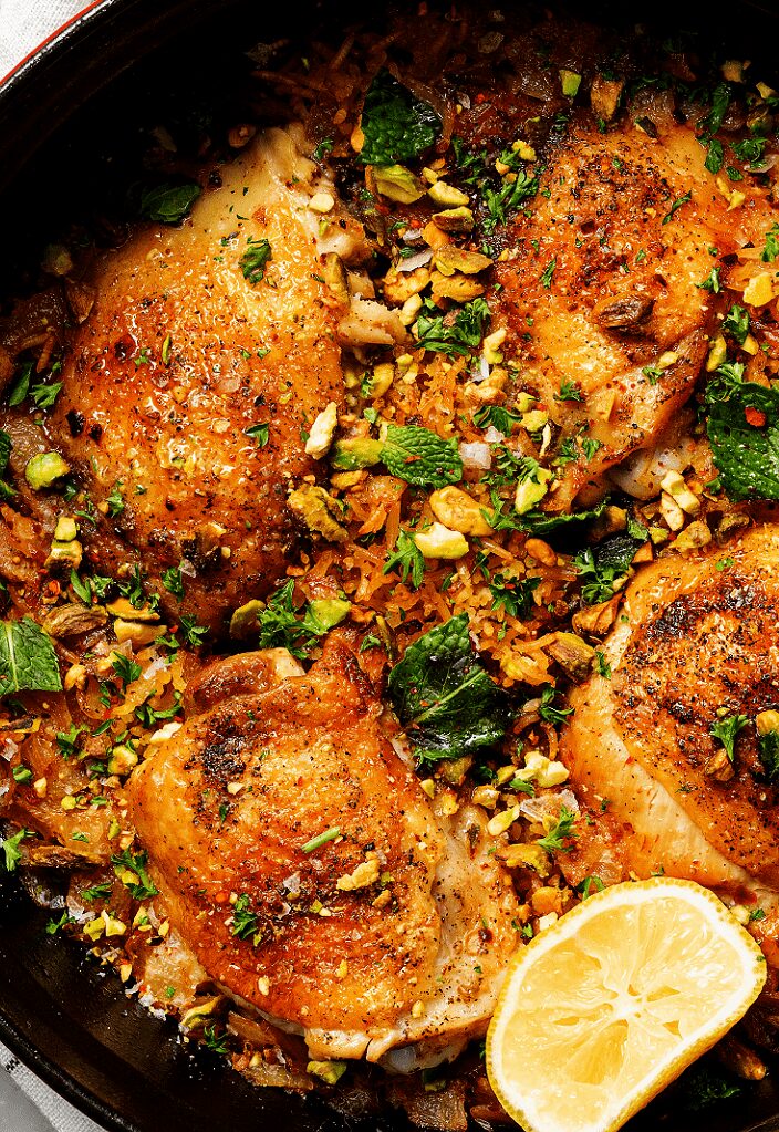 One-Pot Saffron Chicken and Rice