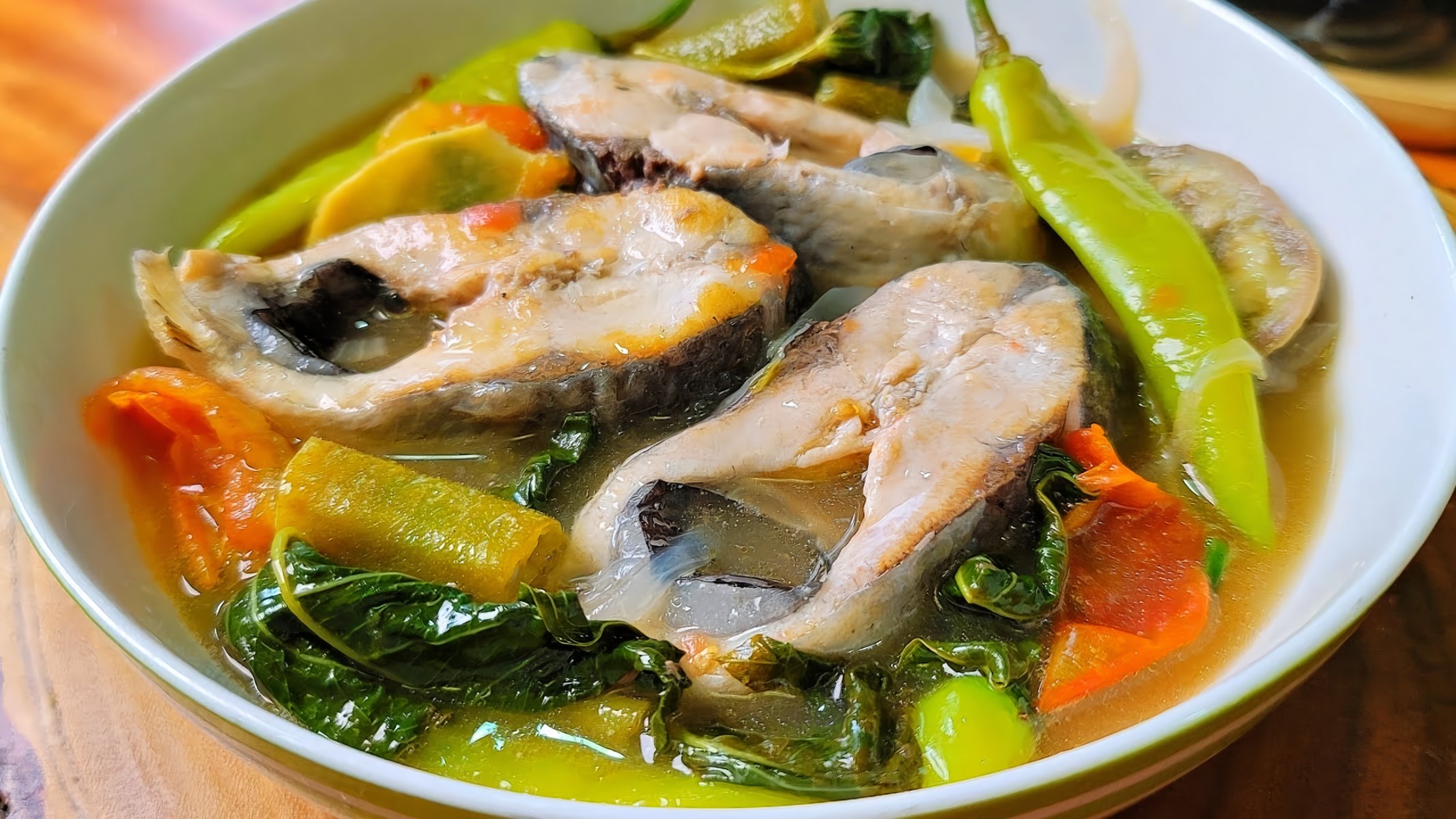 Coconut Milk Sinigang with Tamarind and Fresh Fish
