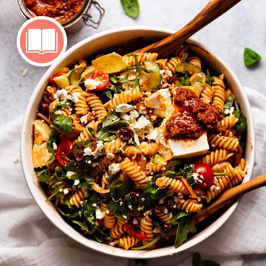Sun-Dried Tomato and Aperol Salad with Roasted Vegetables