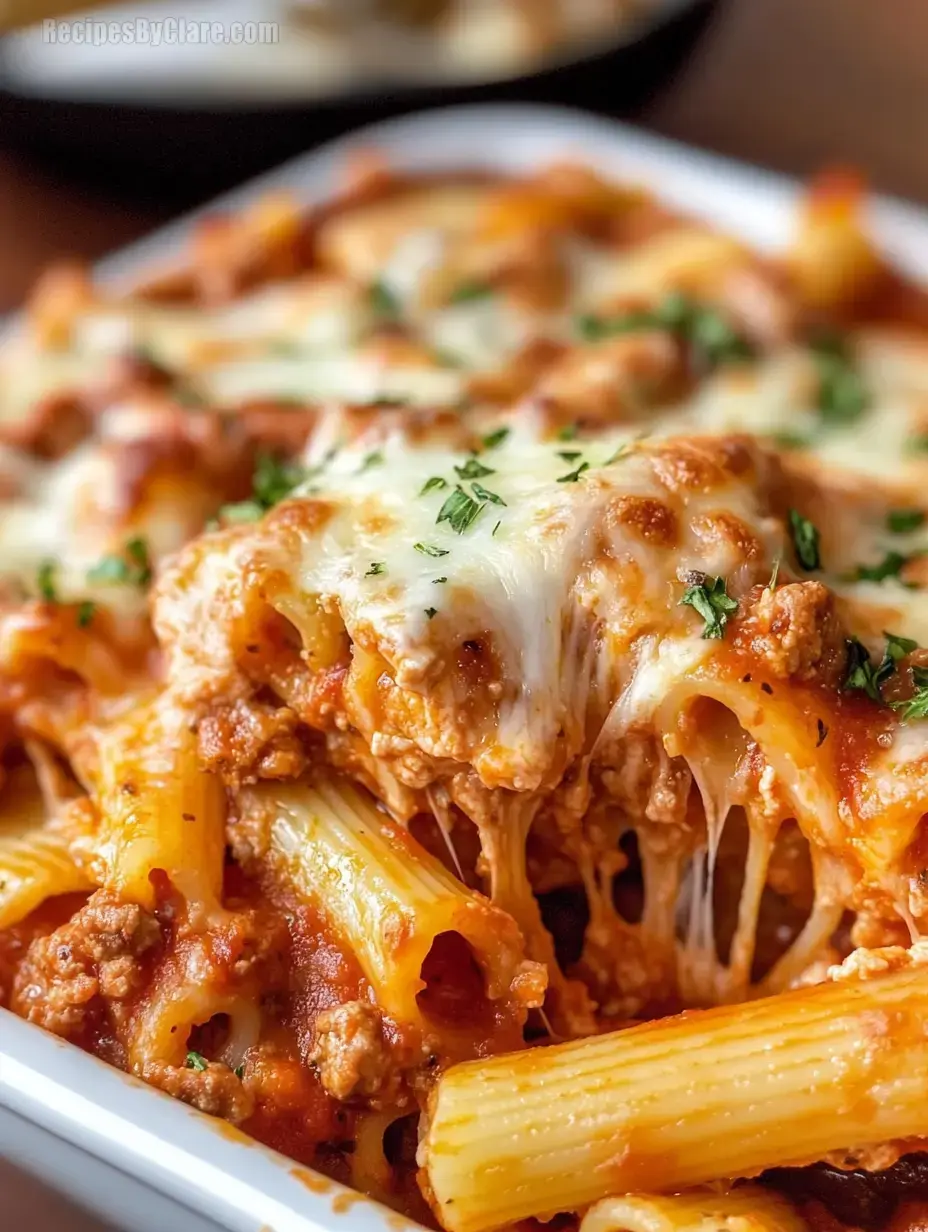 Kid-Friendly Auction Baked Ziti with Tomato Basil Sauce