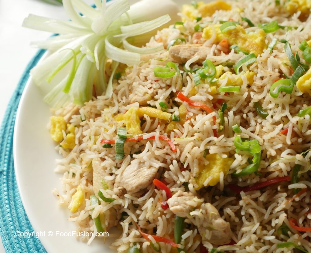 Aviation Association Stir-Fried Rice with Crisp Chicken