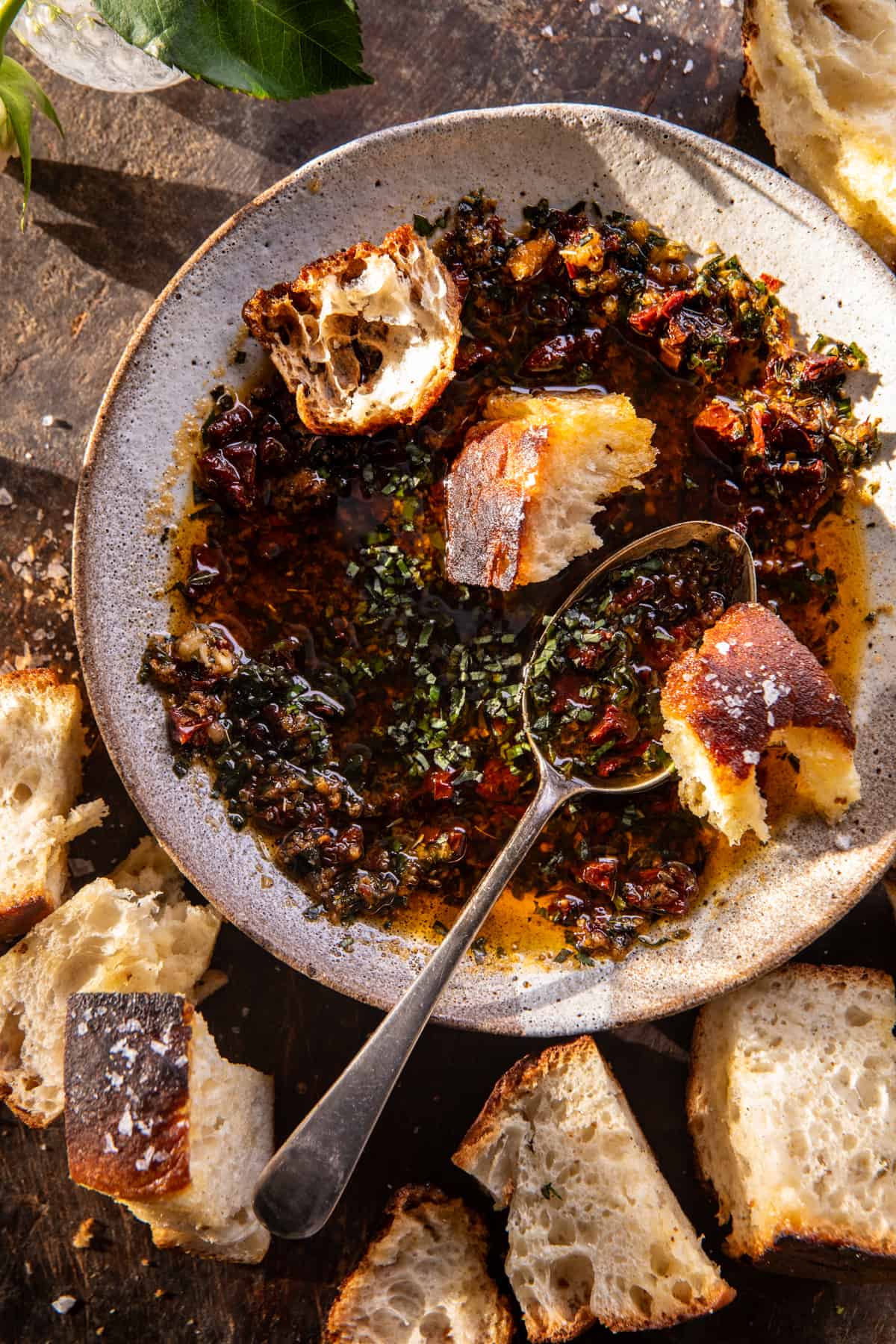 Sun-Dried Tomato Ratatouille with Herbed Olive Oil