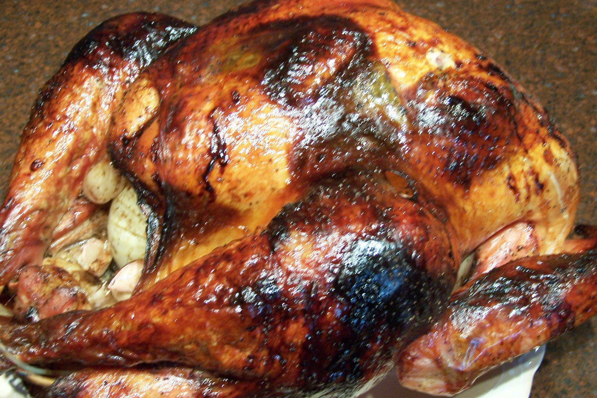 Roasted Turkey Breast with Apple and Sage Stuffing