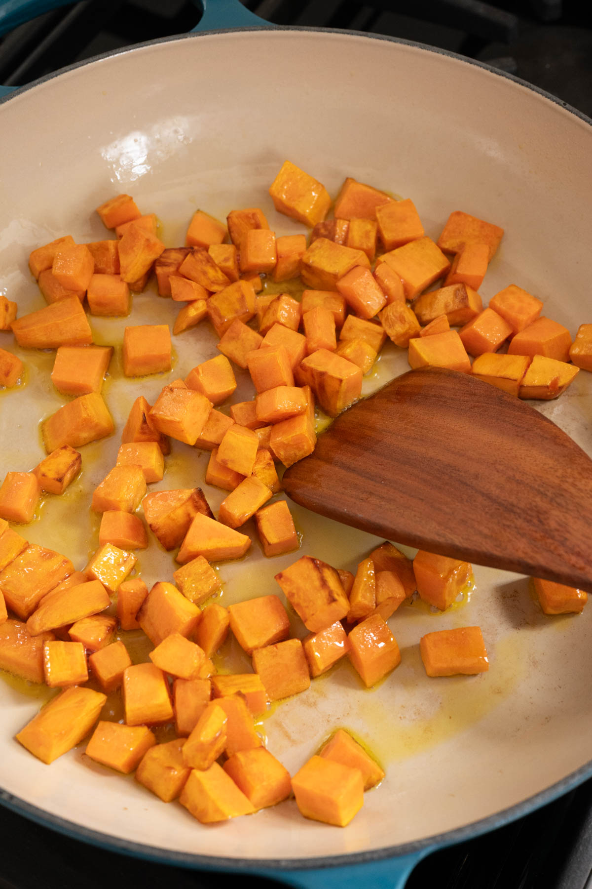 Turmeric-Curry Lentils with Roasted Sweet Potatoes