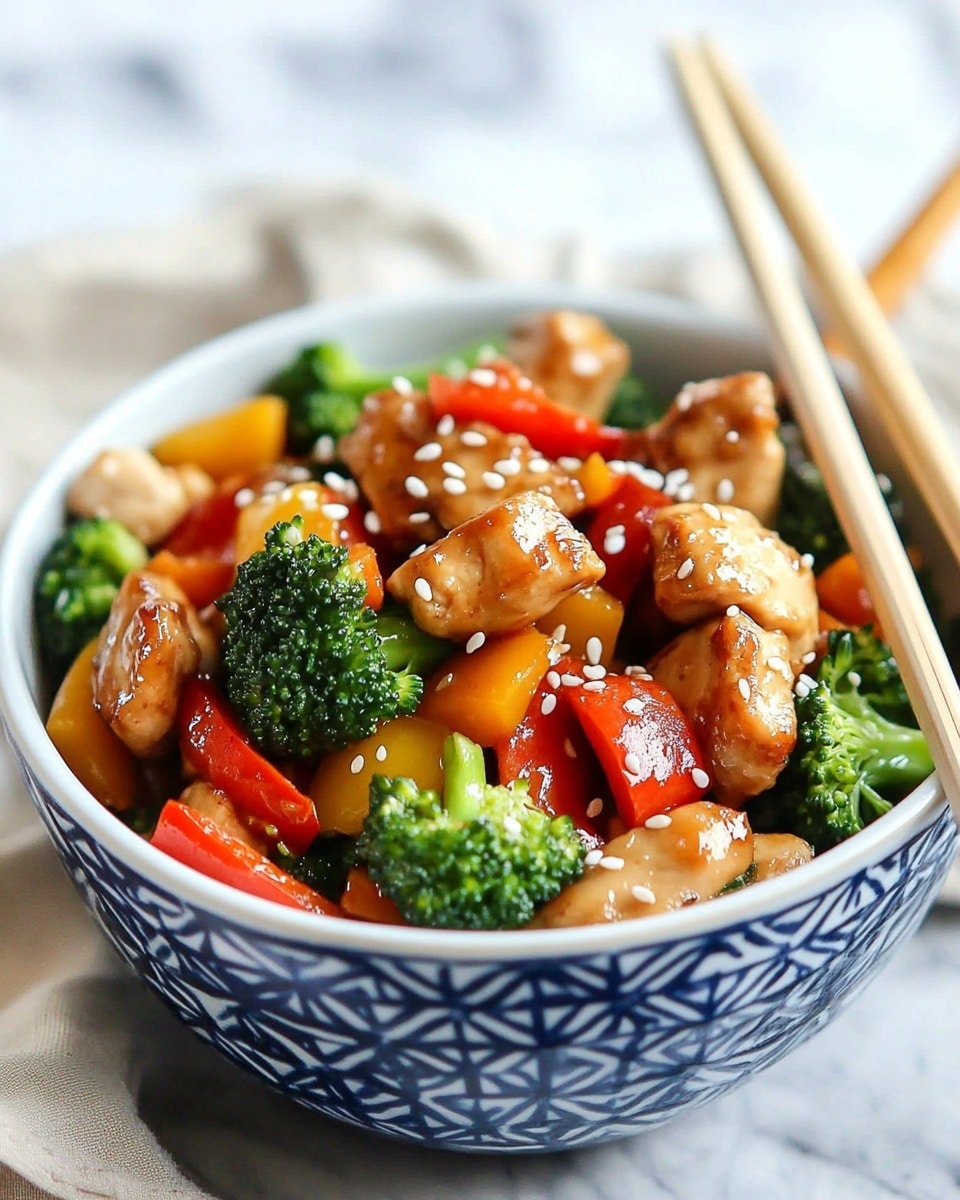 Ginger-Soy Chicken Stir-Fry with Broccoli and Carrots