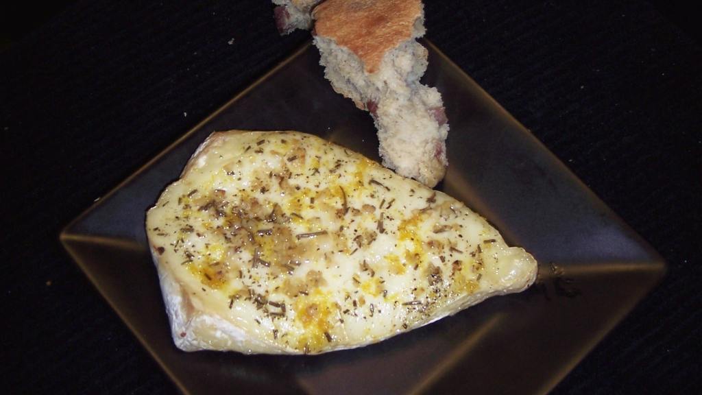 Garlic Herb Sourdough Baked Brie