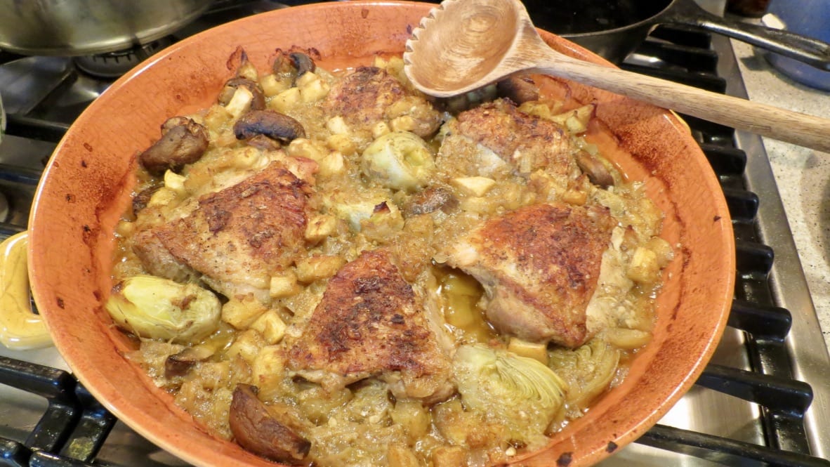 Kombucha-Glazed Chicken Thighs with Ginger
