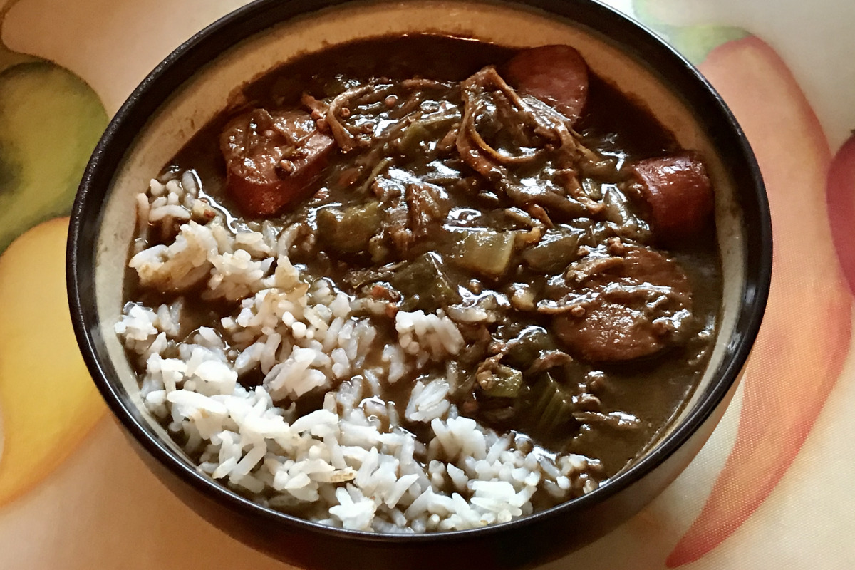 Slow-Simmered Chicken and Andouille Sausage Gumbo