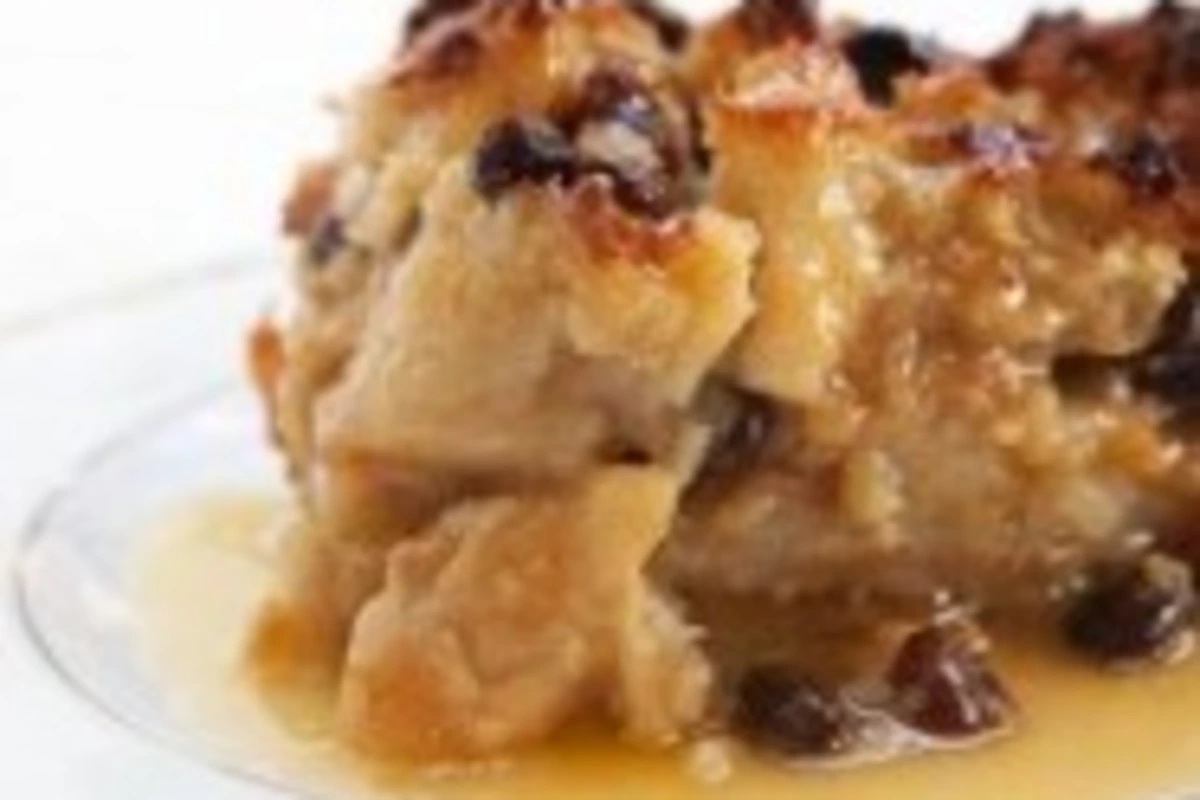 Rum-Soaked Bread Pudding with Bourbon Caramel