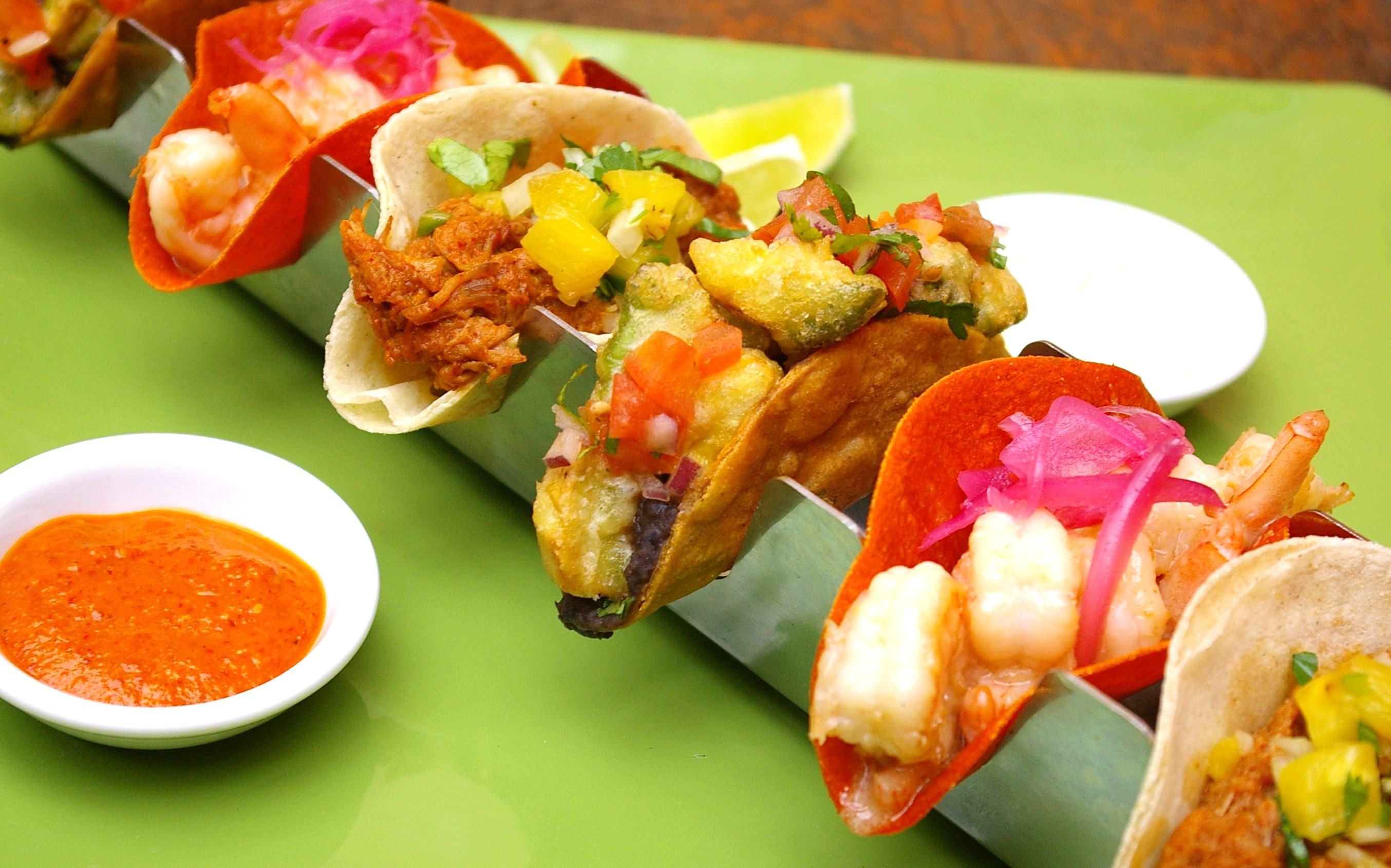 Street-Style Al Pastor Tacos with Pineapple