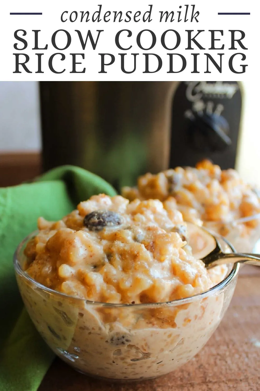 Slow-Cooked Rice Pudding with Sweetened Condensed Milk