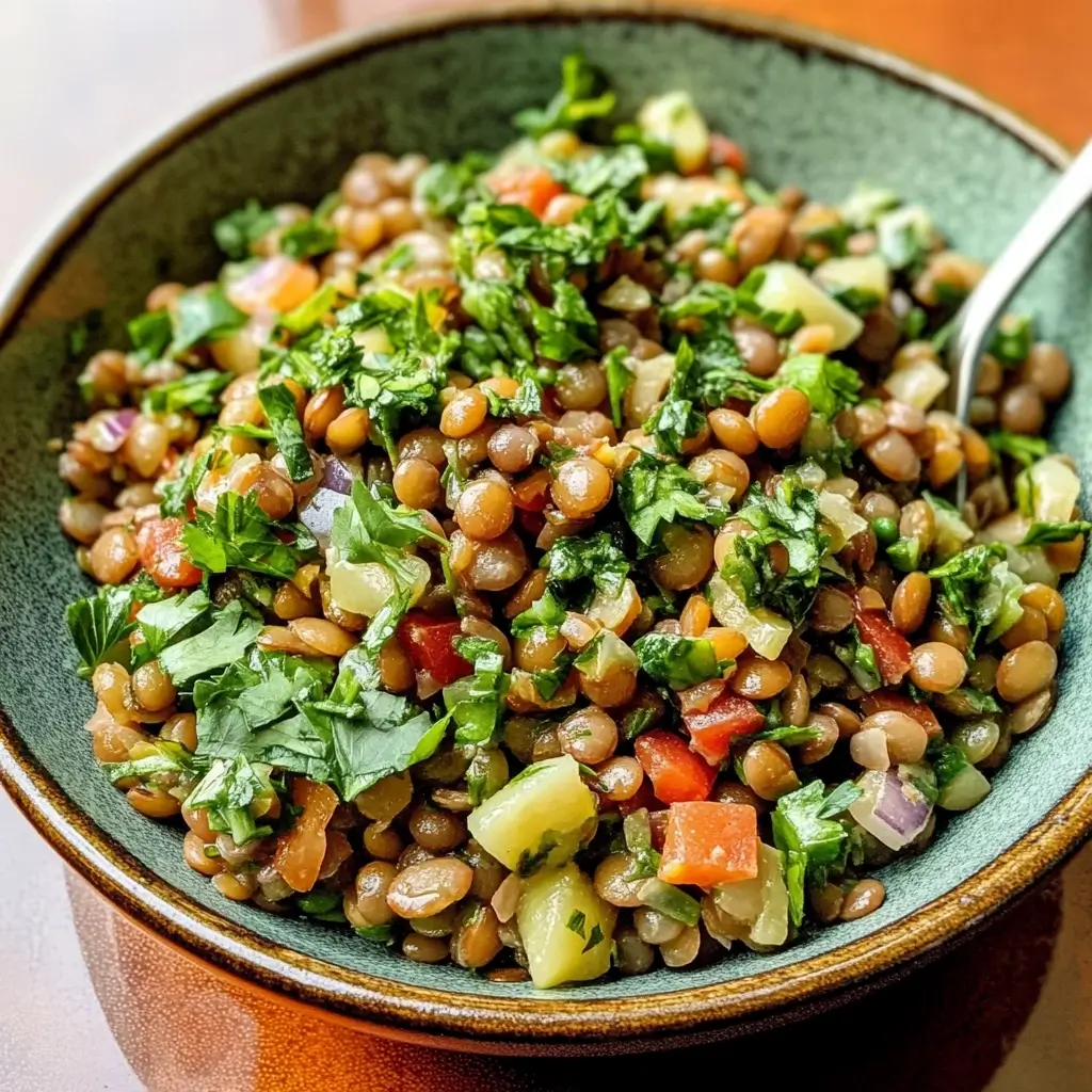 Lentil and Herb Salad with Lemon Vinaigrette