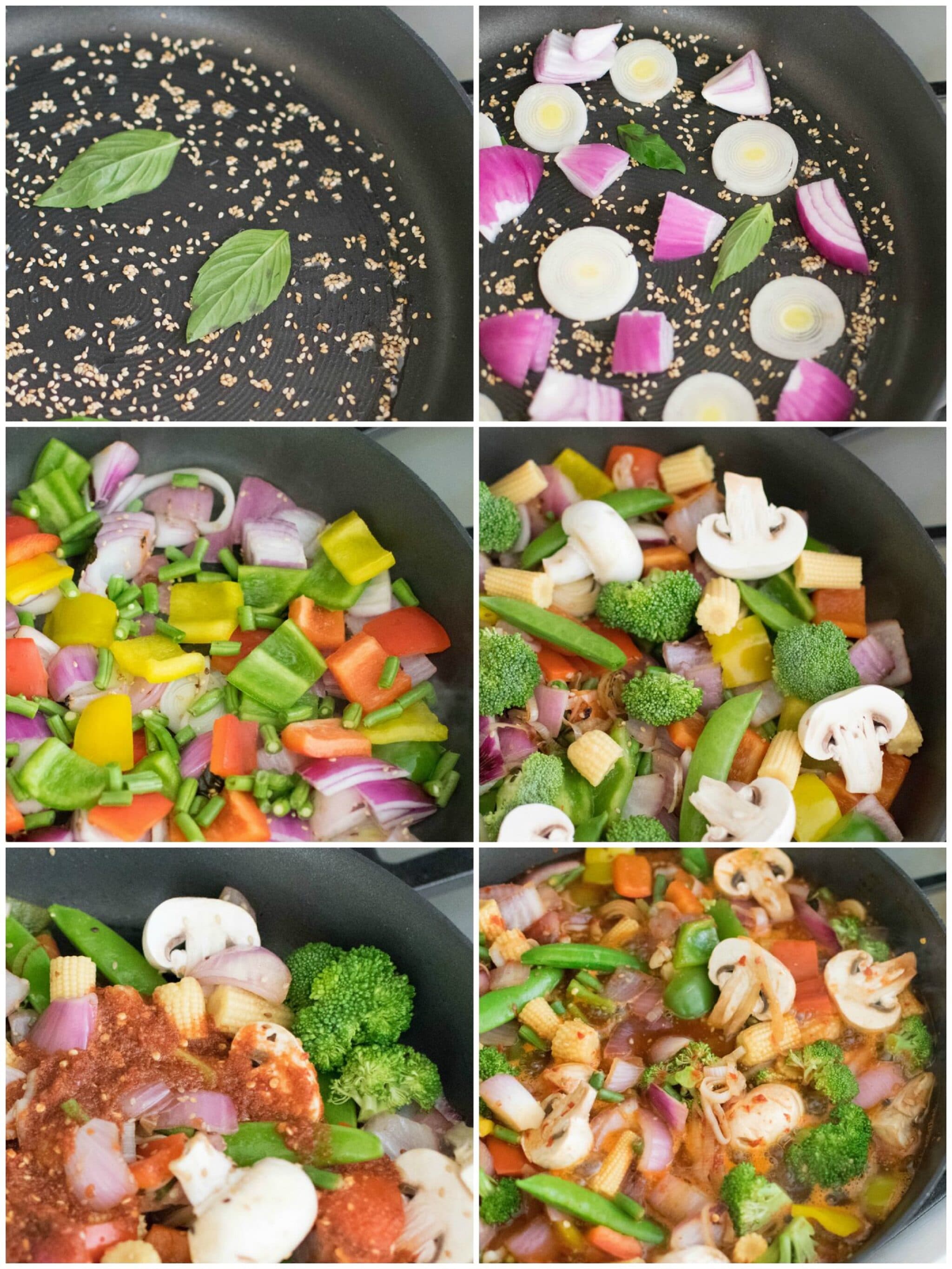 Sautéed Mixed Vegetables in Garlic Chili Sauce