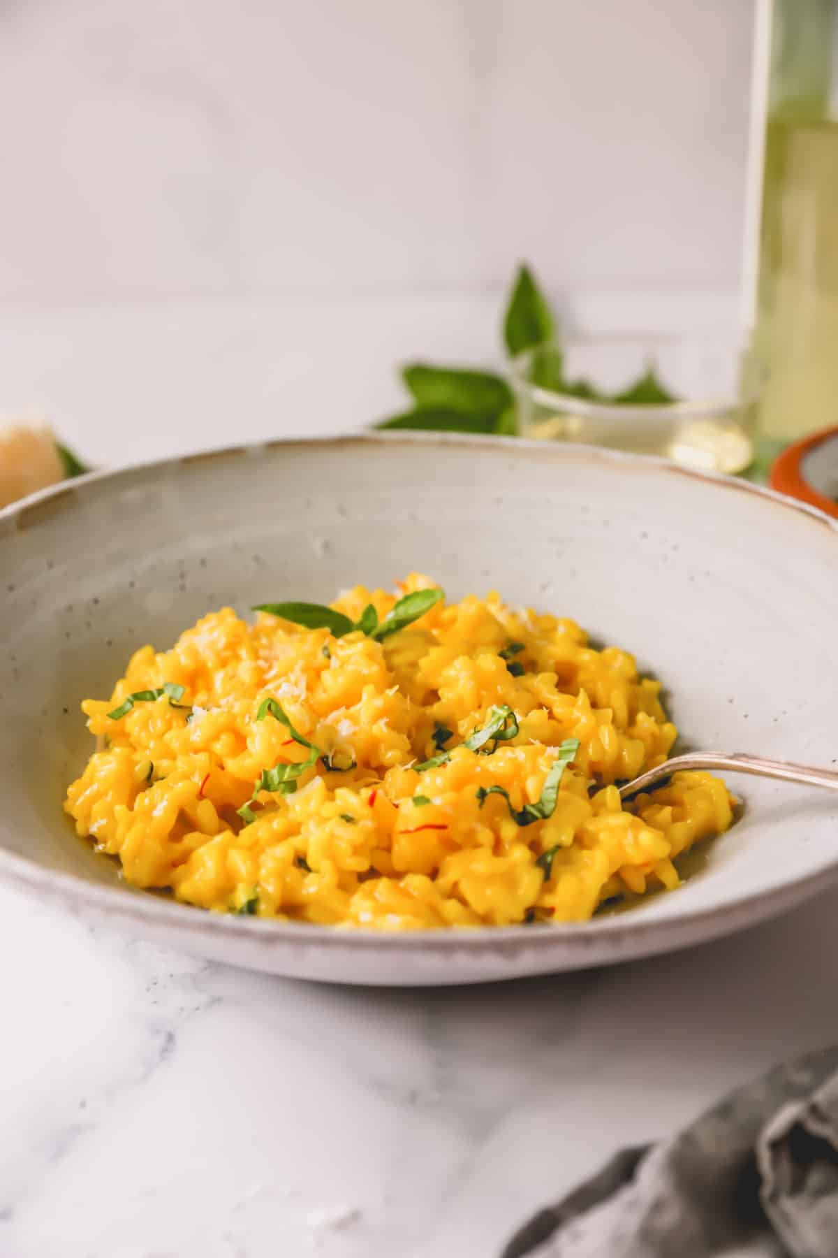 Saffron-Infused Hidden Layer Risotto