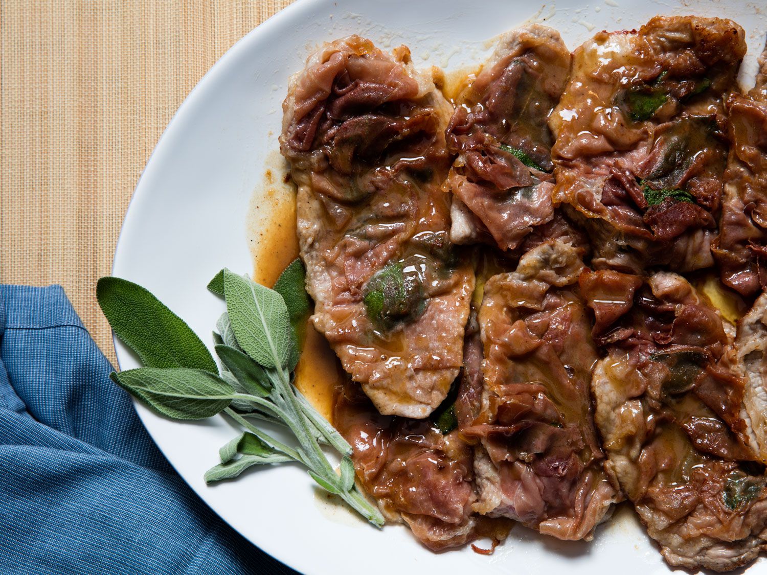 Veal Cutlets with Prosciutto and Sage