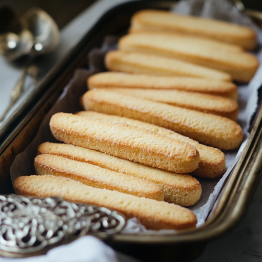 Coffee-Soaked Ladyfingers with Mascarpone and Cocoa
