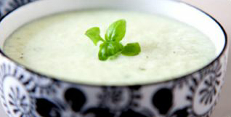 Chilled Cucumber-Yogurt Soup with Dill