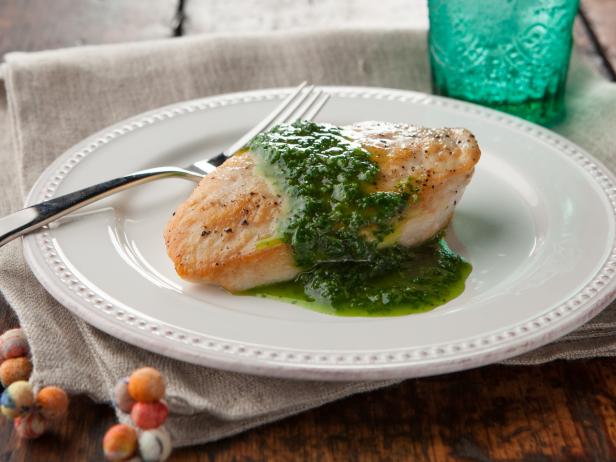 Mass General Herb-Infused Chicken with Lemon-Dill Sauce