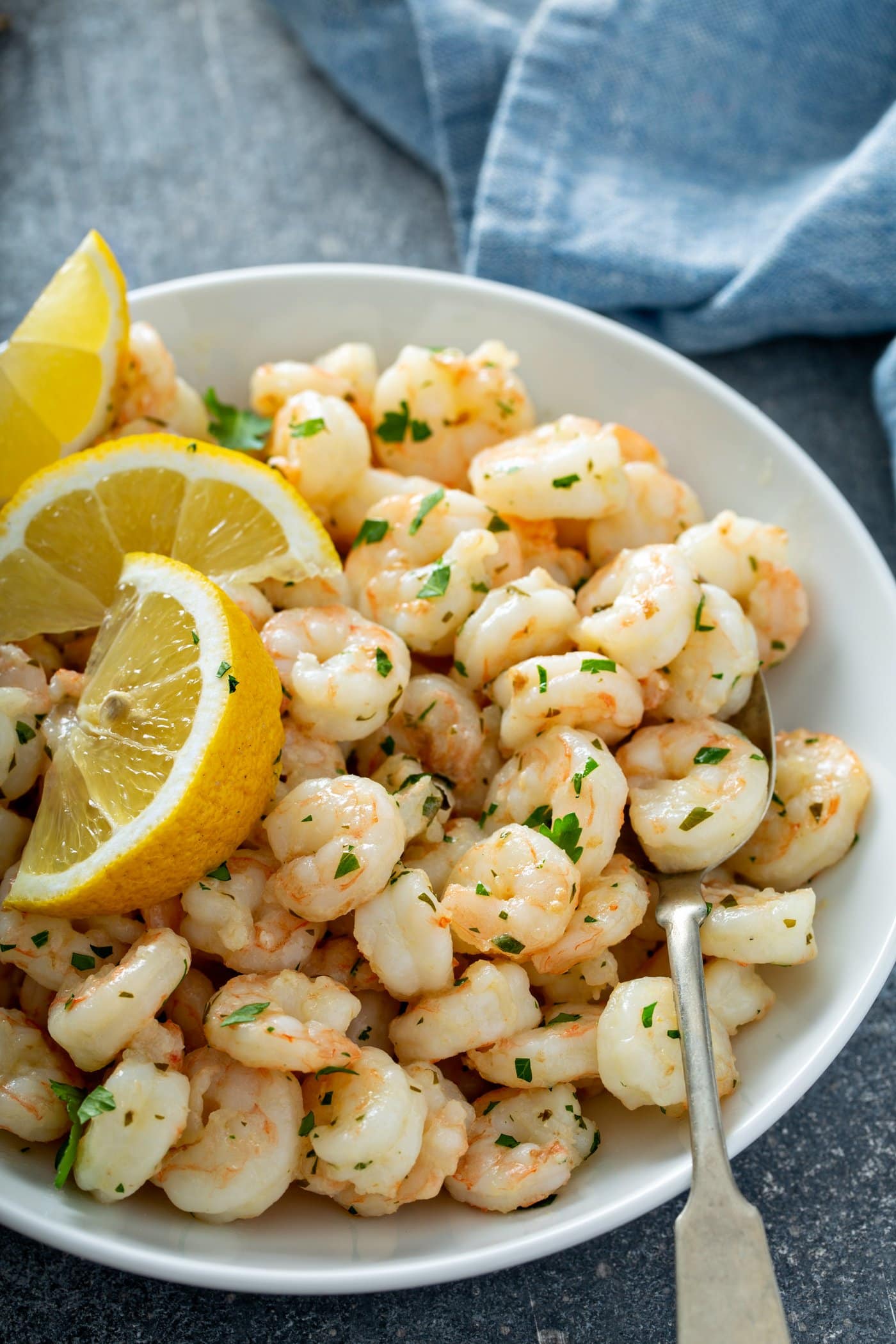 Saffron-Infused Shrimp with Lemon and Capers