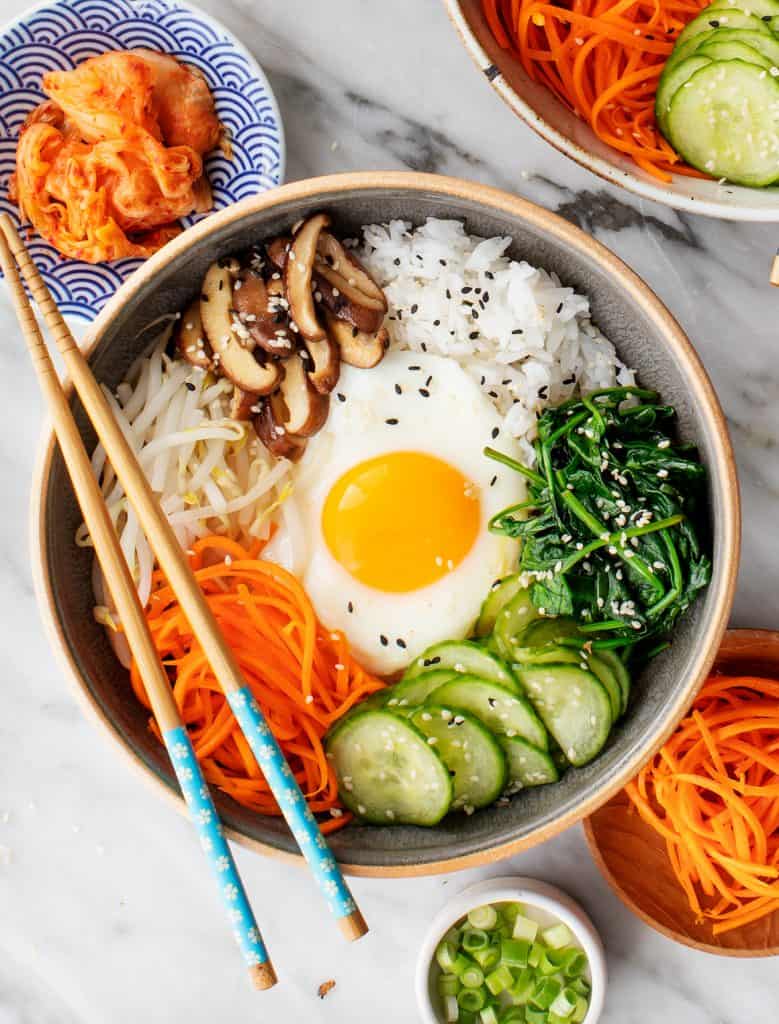 Mindful Vegetable and Rice Bowl with Miso Glaze
