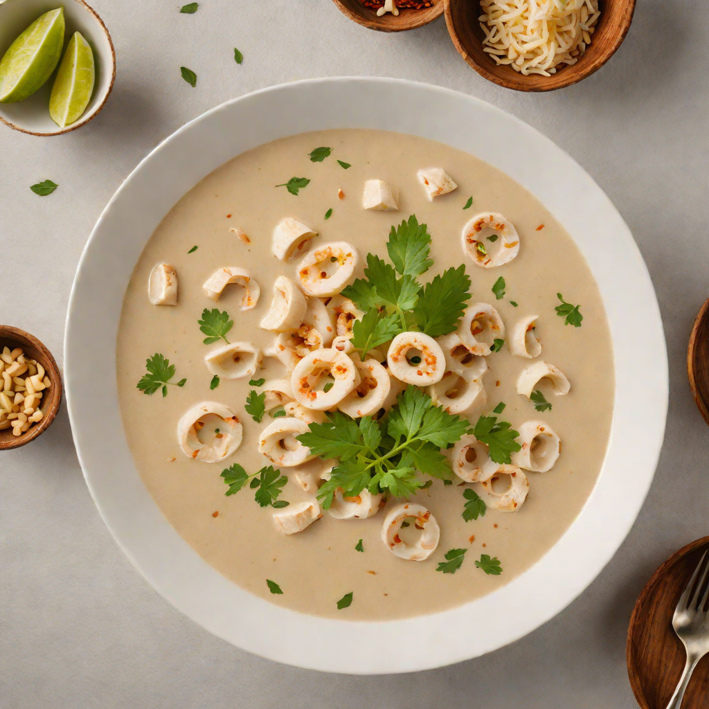 Lotus Root & Coconut Soup with Lemongrass