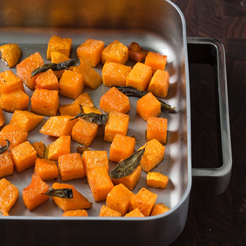 Herb-Roasted Butternut Squash with Sage