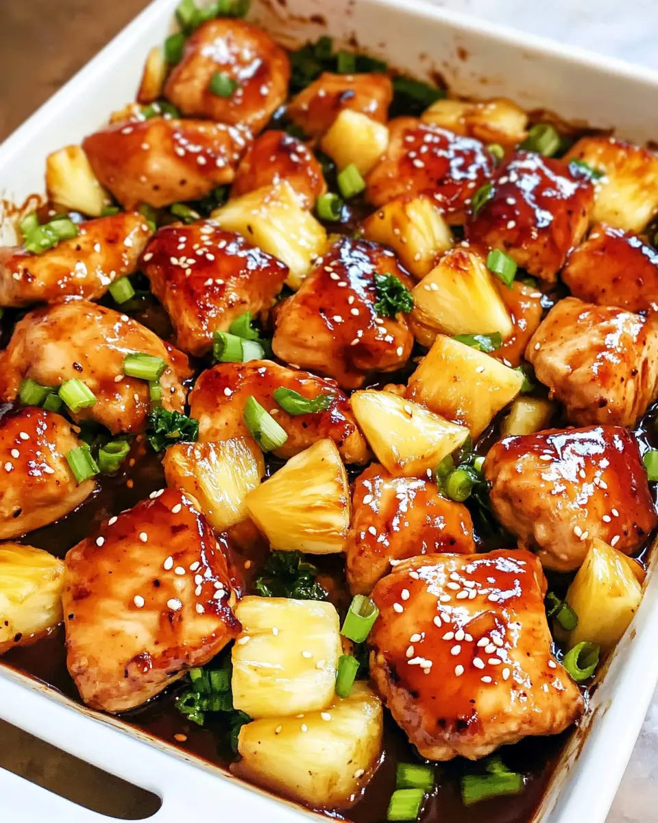 Pan-Seared Teriyaki Chicken with Pineapple