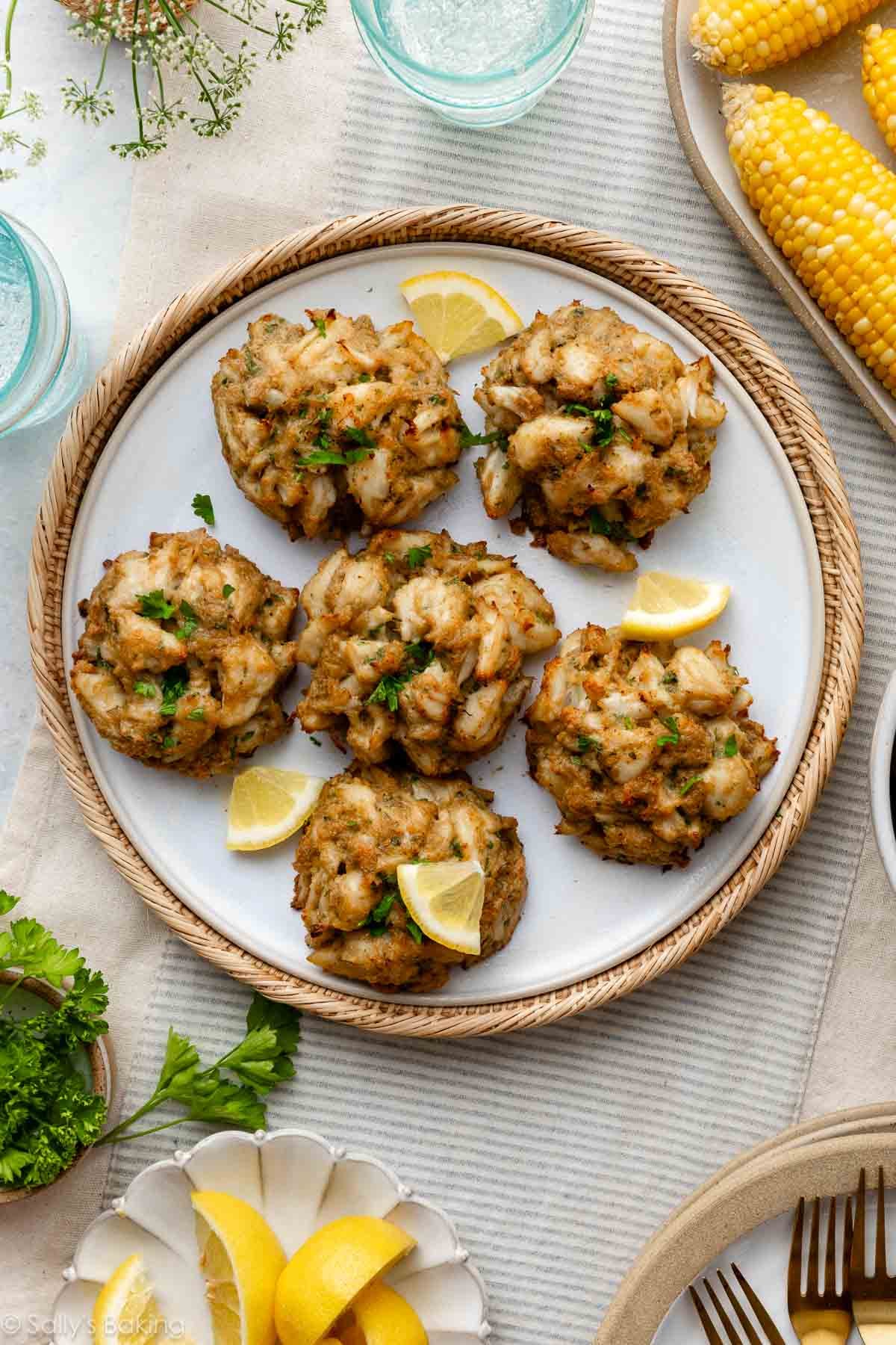 Pan-Seared Crab Cakes with Old Bay Seasoning