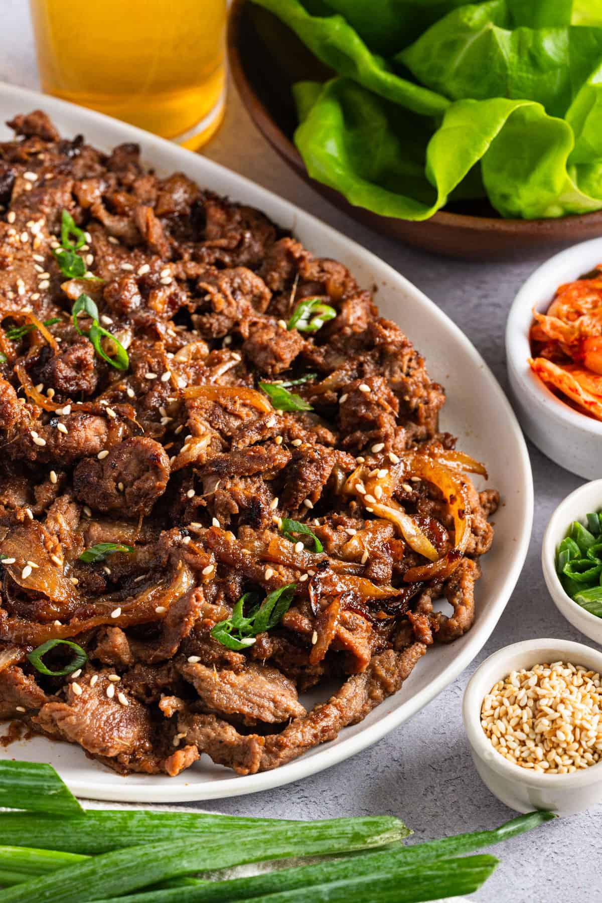 Bulgogi-Style Beef with Caramelized Onions