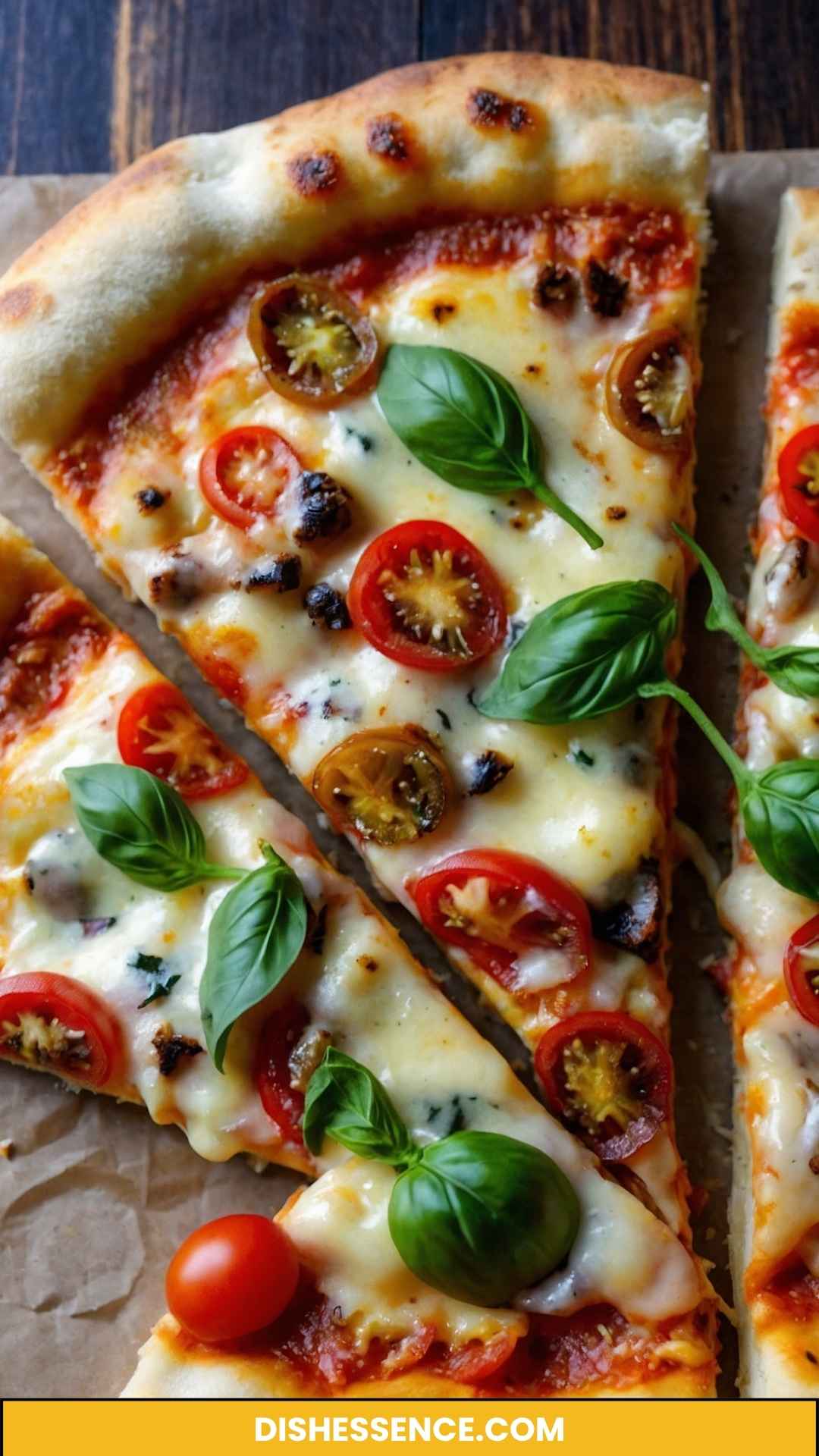 Wood-Fired Tomato and Basil Pizza