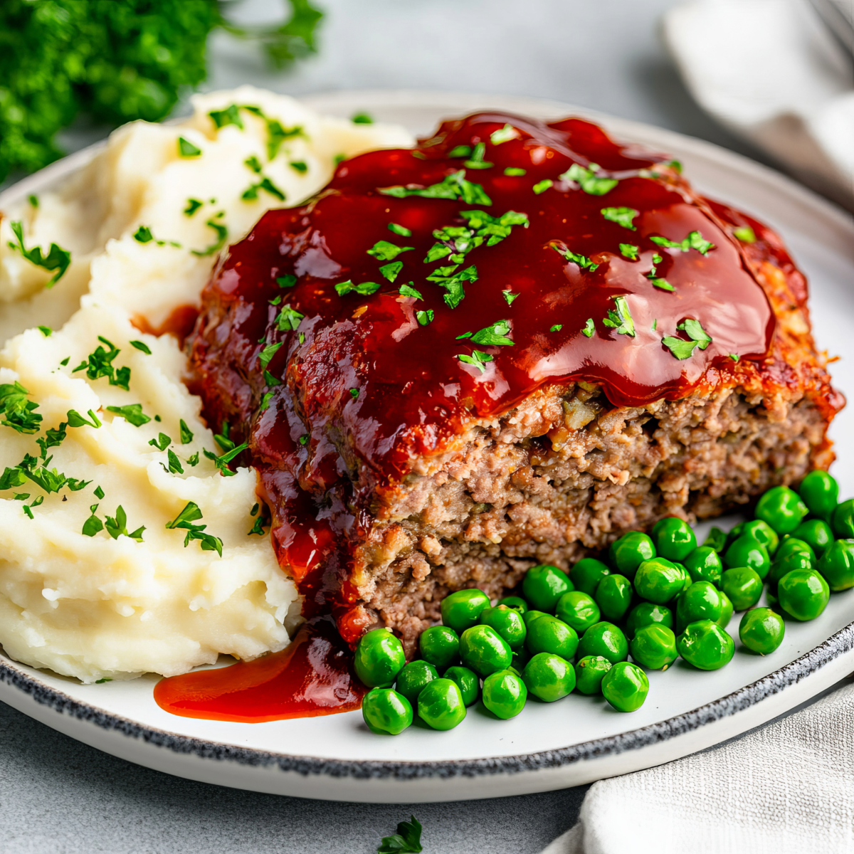 District-Style Meatloaf with Tomato Glaze
