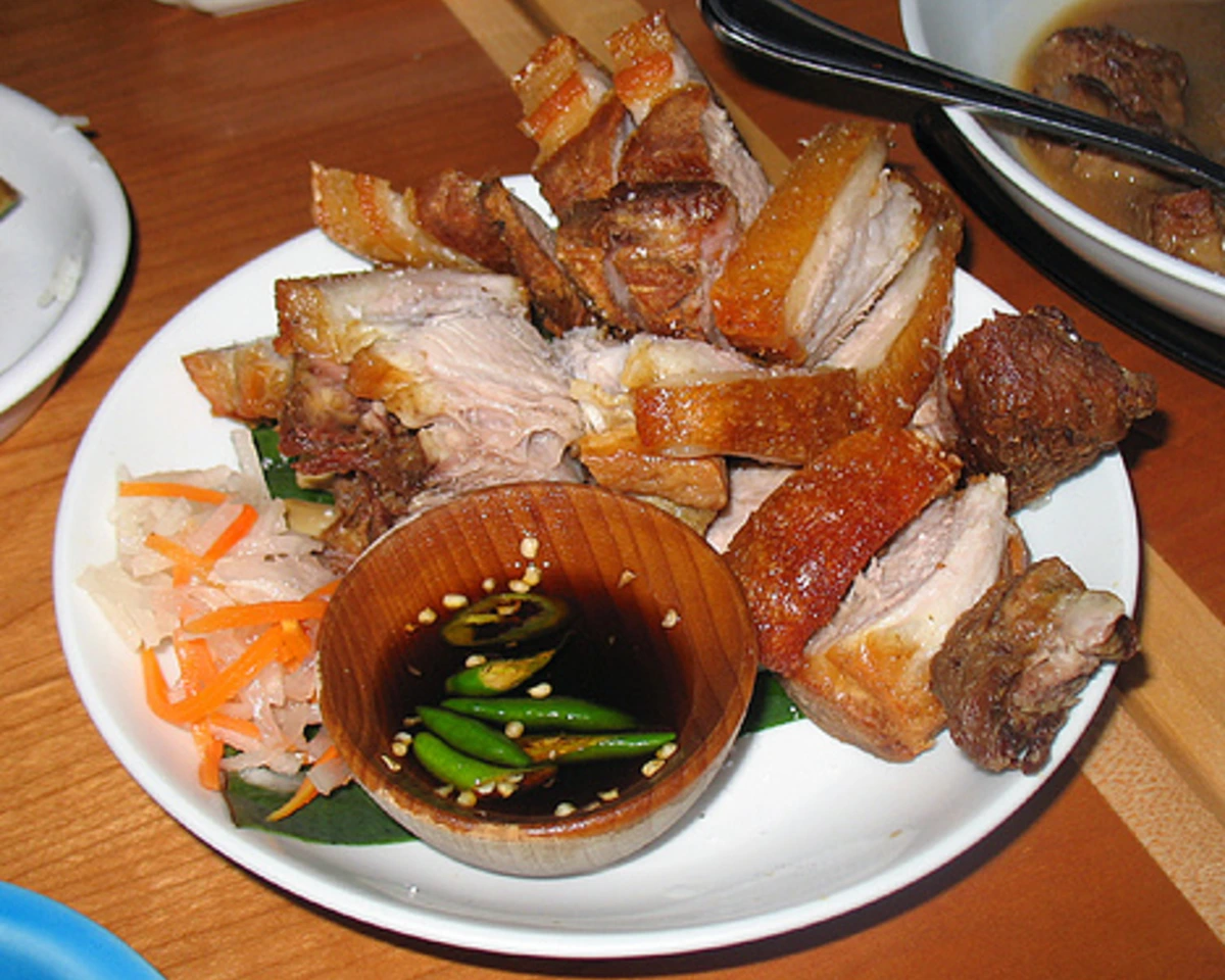 Citrus-Marinated Chicken Lechon Kawali with Crispy Skin