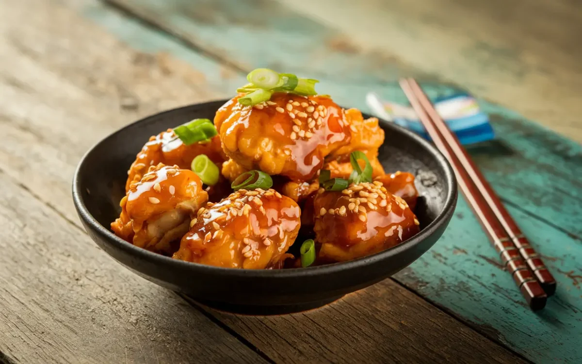 Honey-Lime Chicken with Crisp Sesame Seeds