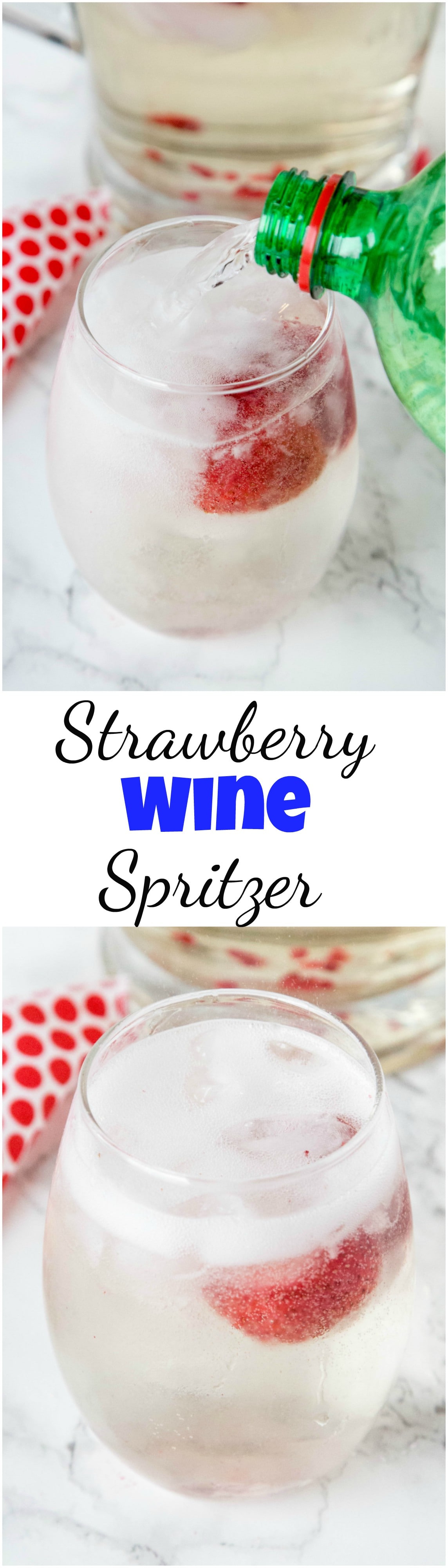 Champagne-Infused Strawberry Spritzer