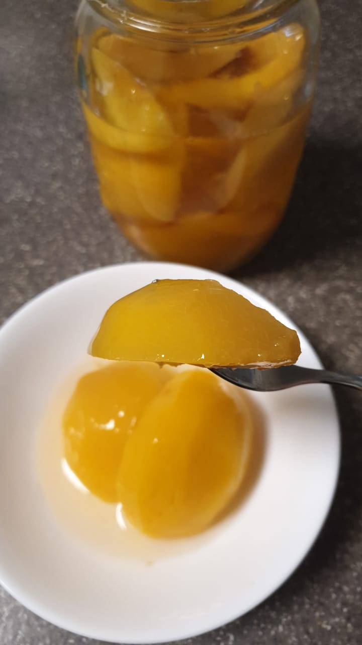 Vintage-Style Peach and Basil Compote for Dessert