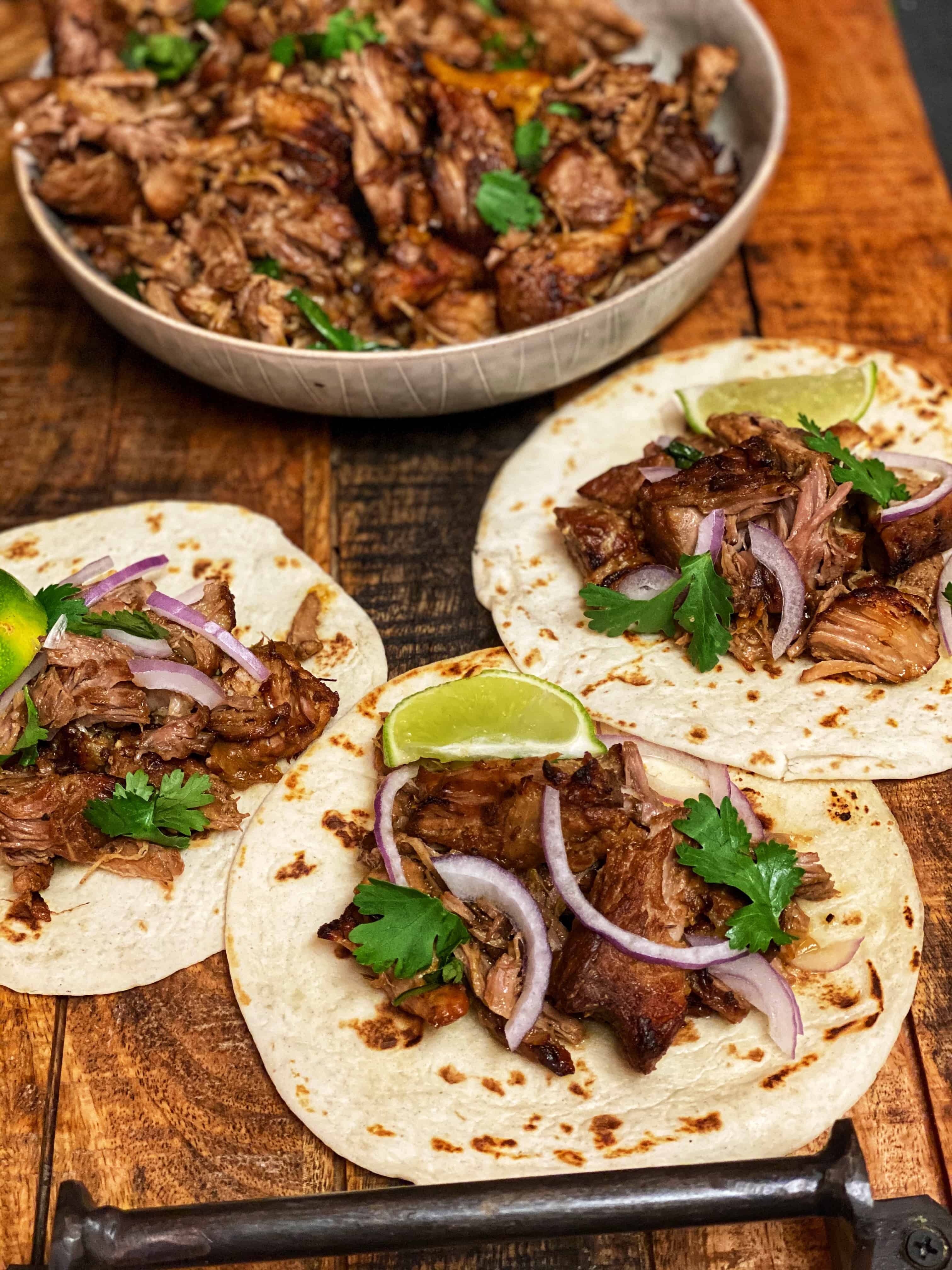 Slow-Cooked Pork Carnitas with Orange and Cinnamon