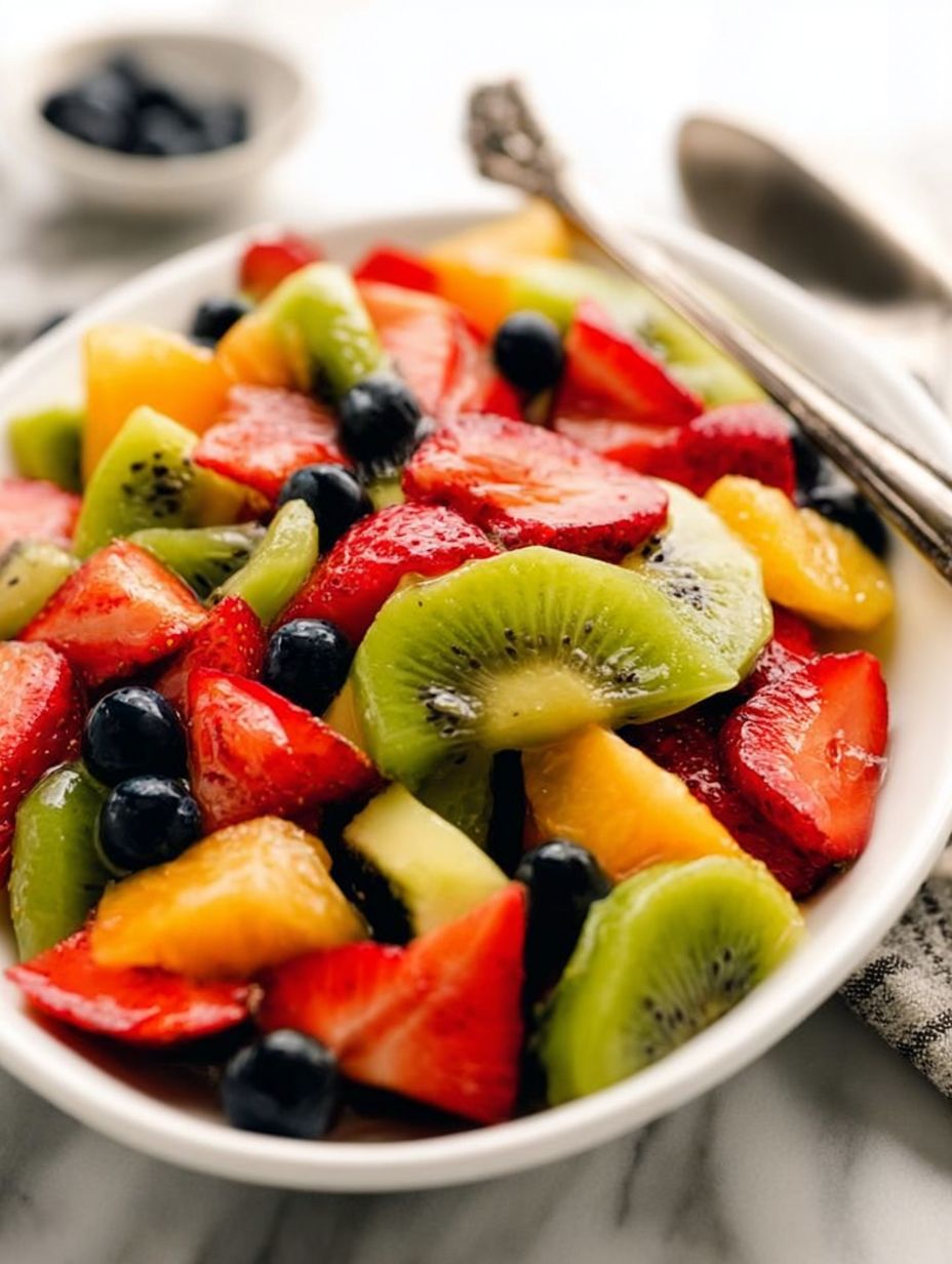 Citrus-Berry Green Salad with Honey-Lime Dressing