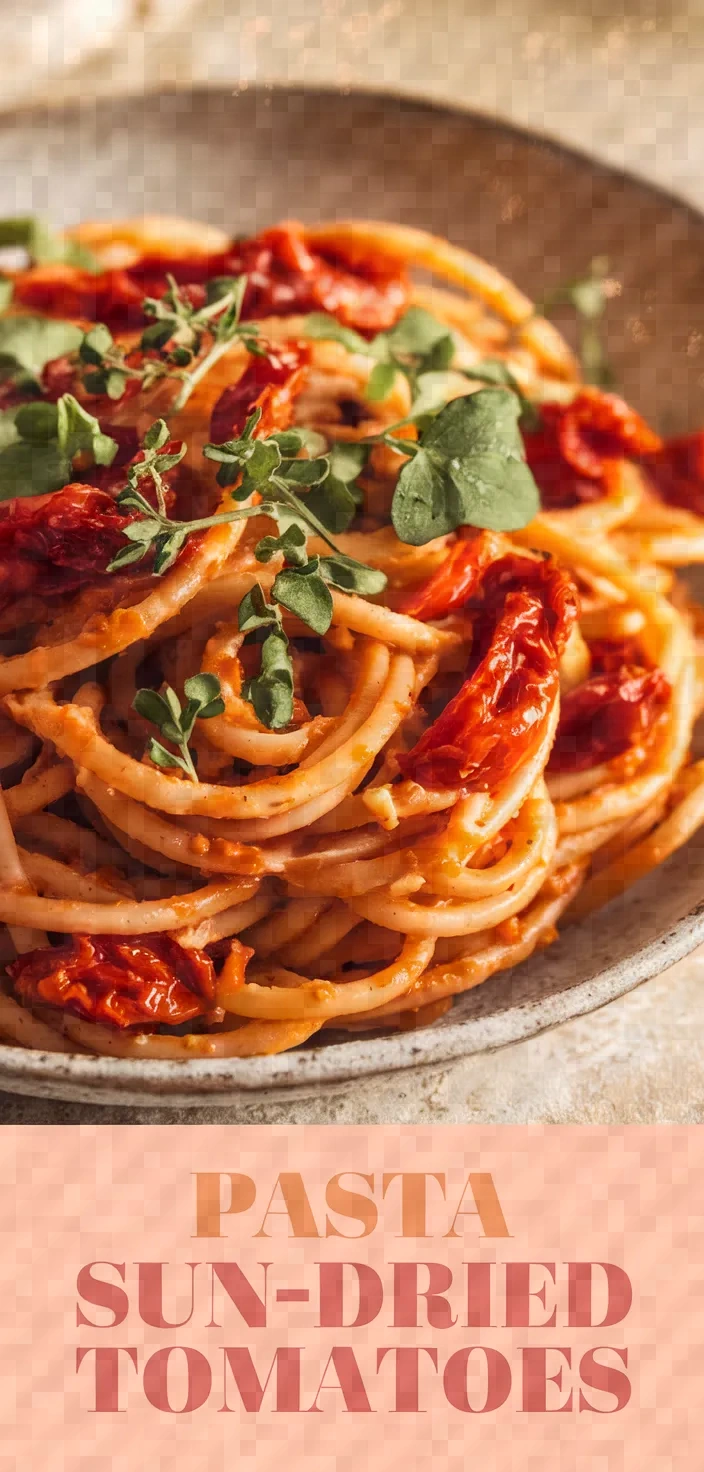 Pasta with Sun-Dried Tomatoes and Fresh Herbs