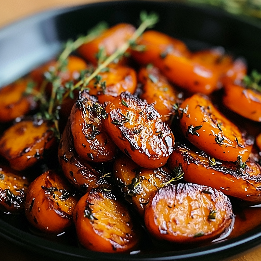 Herb-Roasted Carrots with Honey and Thyme