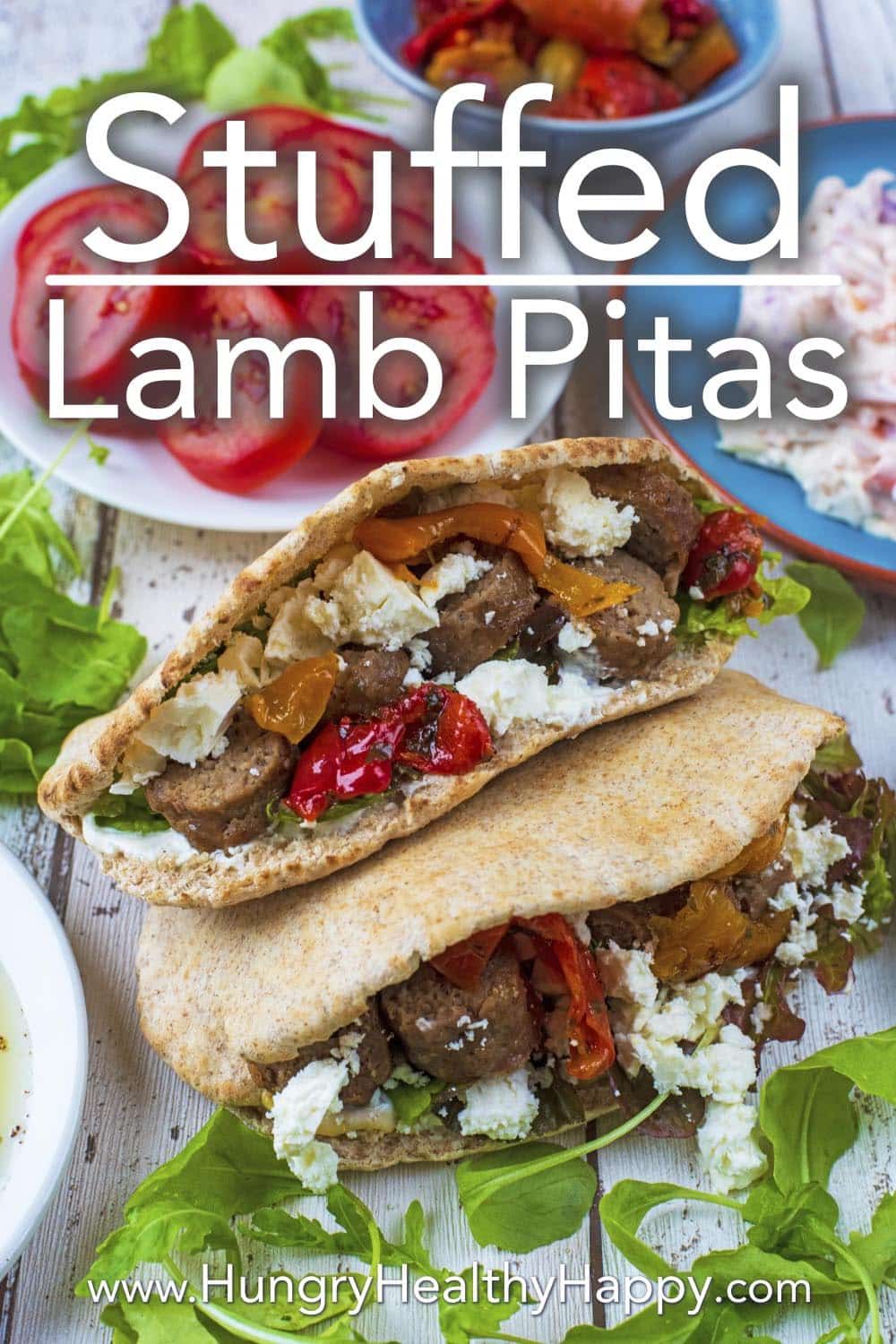 Lamb and Apricot Stuffed Pita with Za'atar
