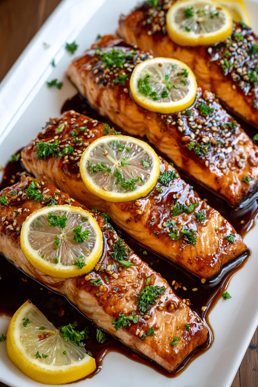 Golden Honey-Glazed Salmon