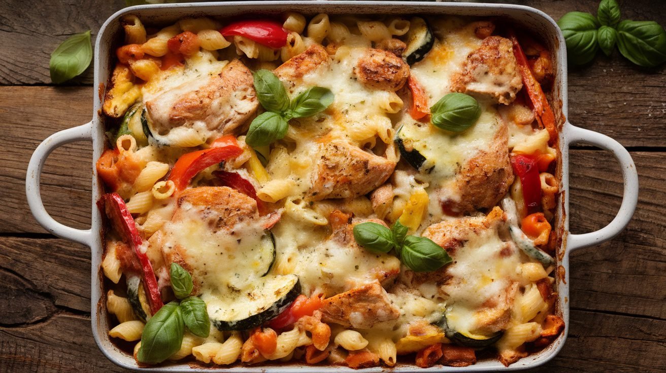 Kid-Friendly Chicken and Veggie Pasta Bake