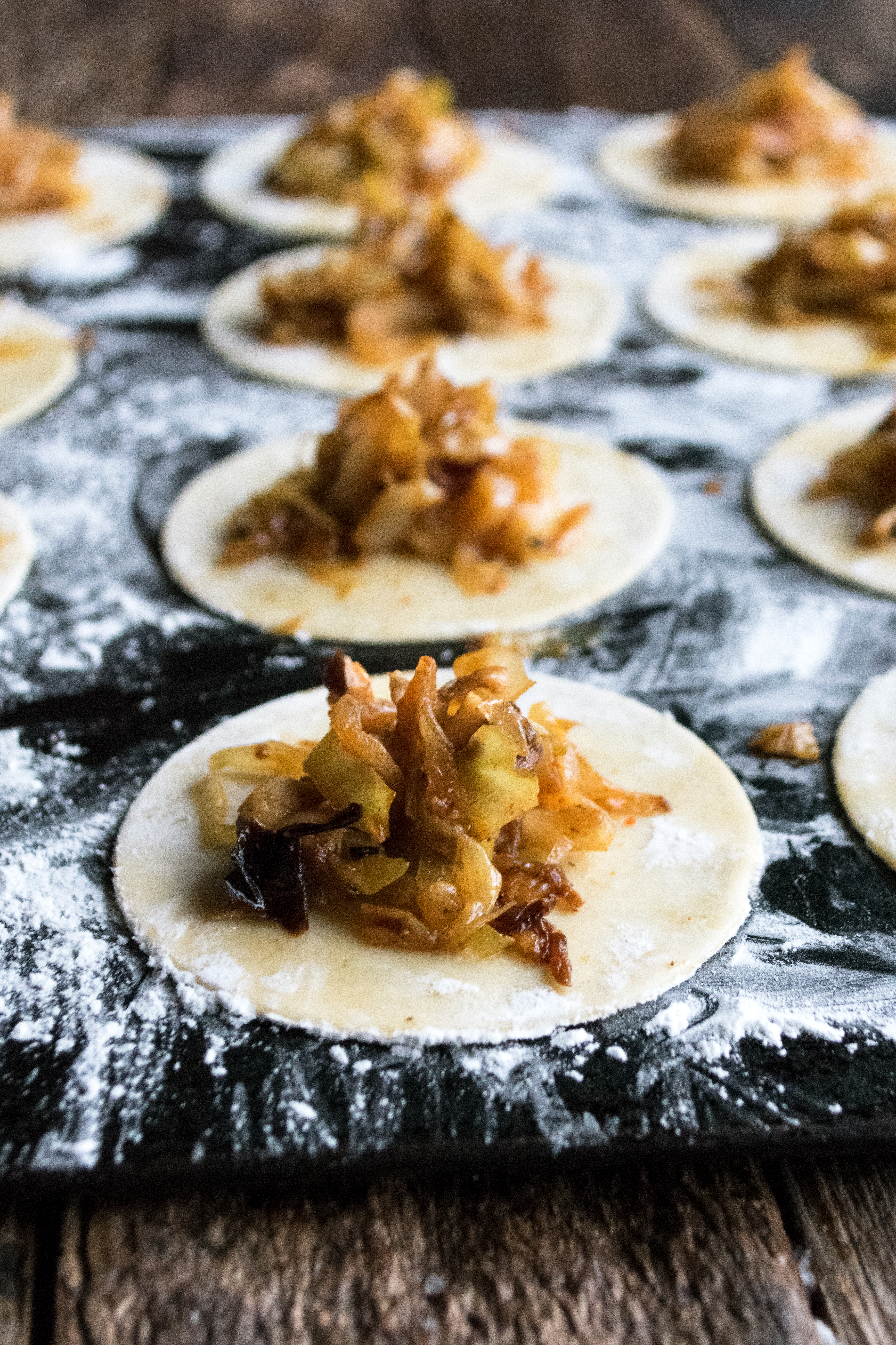 Mushroom and Cabbage Vegetarian Gyoza