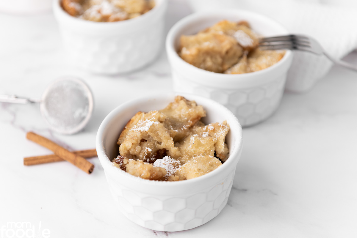Eggnog Bread Pudding with Bourbon Caramel