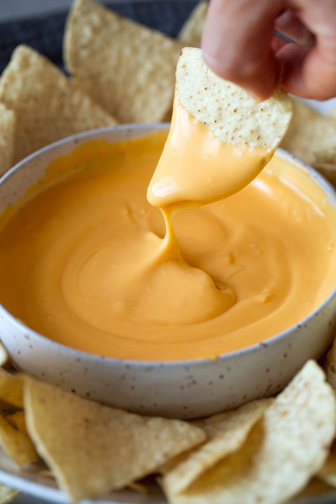 Slow-Cooked Gruyere and Cheddar Queso