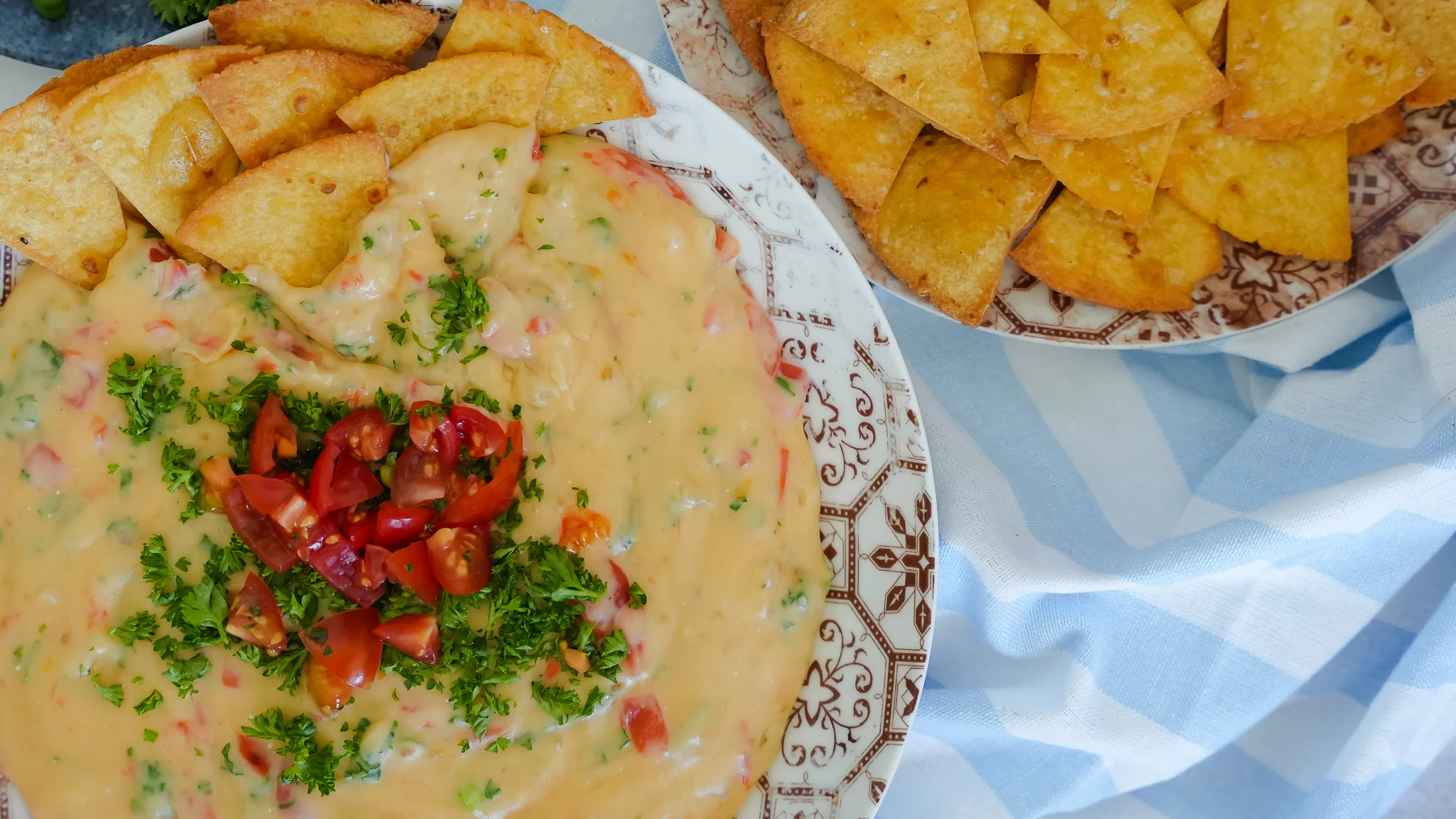 Salsa-Infused Creamy Queso Dip