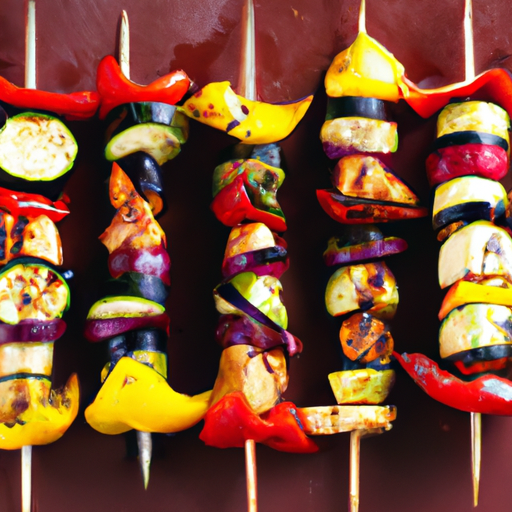 Mediterranean Herb-Grilled Vegetable Skewers
